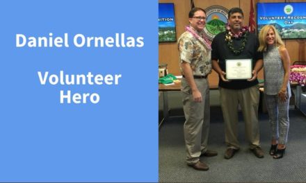 Daniel Ornellas, Volunteer Hero