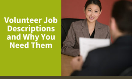 Volunteer Job Descriptions and Why You Need Them