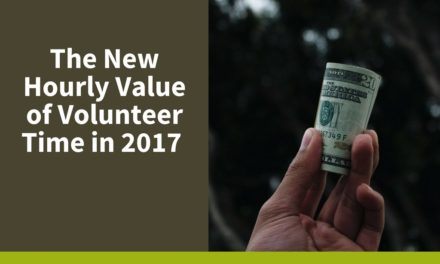 The New Hourly Value of Volunteer Time in 2017