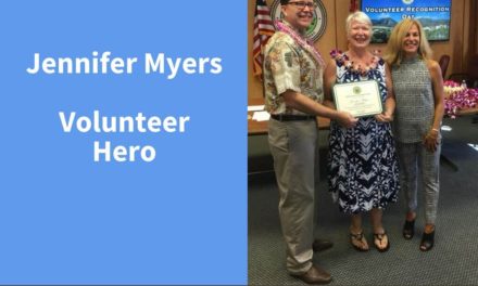Jennifer Myers, Volunteer Hero