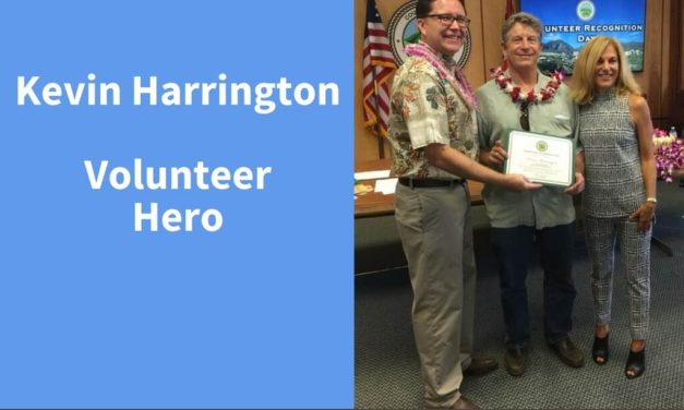 Kevin Harrington, Volunteer Hero