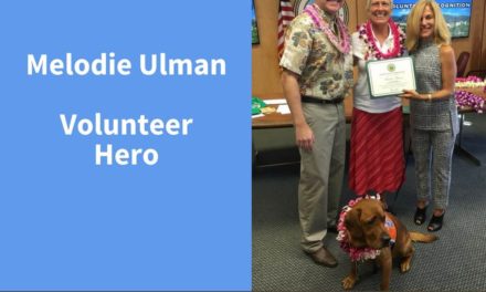 Melodie Ulman, Volunteer Hero