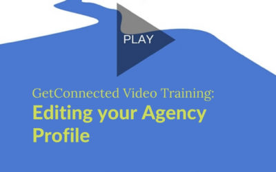 Editing Your Agency Profile on GetConnected