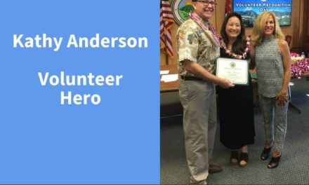 Kathy Anderson, Volunteer Hero